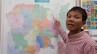 Learning Khmer how to pronounce provinces in Cambodia [upl. by Pubilis550]