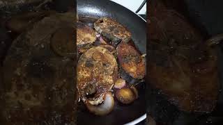 FISH STEAK TAMBAKOL youtubeshorts subscribe yummy satisfying food [upl. by Stelu]