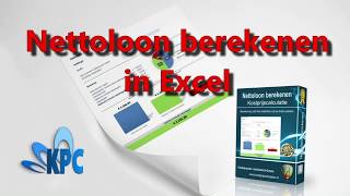 Nettoloon berekenen in Excel [upl. by Sheng]