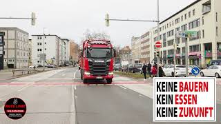 DEMO GEGEN MAUTERHÖHUNG amp CO2 STEUER  16122023 IN HANNOVER DER GANZE ZUG [upl. by Ellehcor]