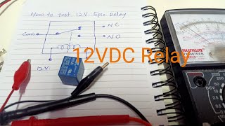 How to test 12VDC Relay SRD12VDCSLC [upl. by Macintosh]