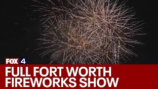 Fort Worths Fourth Fireworks Show 2024 [upl. by Corey667]