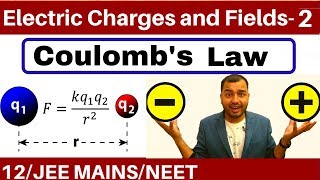 Electric Charges and Fields 02  Coulombs Law and Force Between Multiple Charges JEE MAINSNEET [upl. by Reteip639]