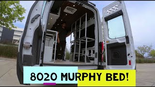 AWD Transit 8020 MURPHY BED FRAME COMPLETE  Part 21 [upl. by Mackler]