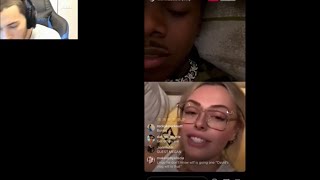 ADIN ROSS REACTS TO CORINNA KOPF AND DABABY IG LIVE🔴 EXPOSED [upl. by Arda693]