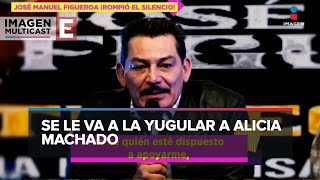 José Manuel Figueroa inicia proceso legal contra Alicia Machado [upl. by Dillie]