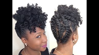 Twist N Flex Curly Updo Tutorial featuring Lottabody nhdcstyleQUEEN [upl. by Barris]