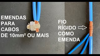 Como emendar fios e cabos elétricos PADRÃO TÉCNICO Parte 2 [upl. by Padget]