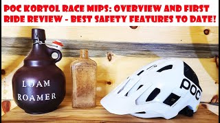 POC Kortal Race MIPS  Overview and First Ride Review  Man this has great safety features [upl. by Nossaj]