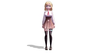 MMD Amelia Watson  Geddan [upl. by Eicak615]