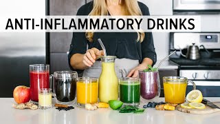 8 ANTIINFLAMMATORY DRINKS  to enjoy for health amp wellness [upl. by Dammahum546]