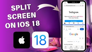 How to Split Screen on iPhone  iPad  iOS 18 Multitasking Feature 2024 New Update [upl. by Ahsenwahs]