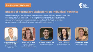 Webinar Impact of Formulary Exclusions on Individual Patients [upl. by Nagaer]