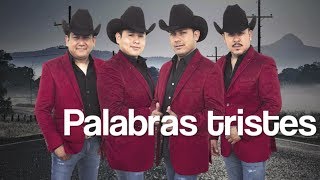 Los Carnales de Nuevo León  Palabras tristes ft Arnulfo López Jr Video Lyric [upl. by Saxen218]