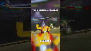 THE TOP 10 MOST DISRESPECTFUL COMBOS IN DRAGON BALL XENOVERSE 2 [upl. by Haidabo912]