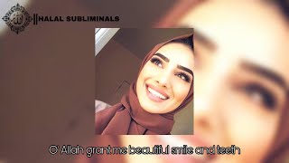 Beautiful Smile with Beautiful Teeth Subliminal with Ayaat  Halal Subliminal [upl. by Nail]