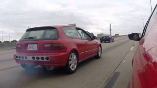 Srt4 vs b16 nitrous [upl. by Aniretake340]