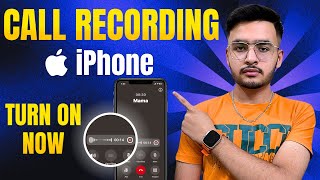 How to Enable Call Recording in iPhone 111213141516  iOS 181 [upl. by Ayirp]