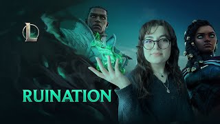 bu sinematiğin dizisi yapılmalı 💎 RUINATION tepki leagueoflegends ruination [upl. by Llain]