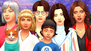 BLENDED FAMILY 👨‍👩‍👦‍👦 Rebuild San Myshuno  The Sims 4 CreateaSim No CC [upl. by Alameda]