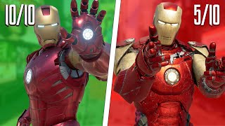 Rating EVERY Iron Man Suit In Marvels Avengers [upl. by Harriett]