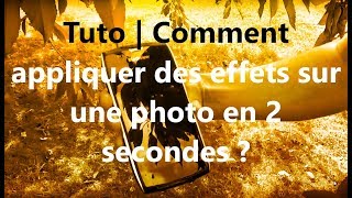 Fotophire  Comment appliquer des effets sur une photo en 2 secondes [upl. by Manwell]