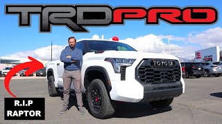 2024 Toyota Tundra TRD PRO Way Cooler Than A Ford CRAPTOR [upl. by Lytsyrk]