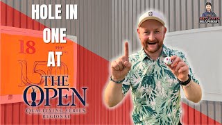 I Played Open Championship Qualifying amp Had A HOLE IN ONE [upl. by Elconin]