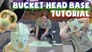 The EASIEST way to start your fursuit head  Bucket head base tutorial [upl. by Georgianna915]