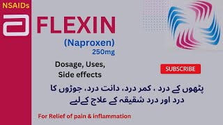 Flexin tablet  Naproxen  Drug class  Composition  Uses  Dosage  Side effects in Urdu [upl. by Iraam]