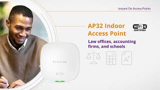 Support the latest WiFi 6 devices with the HPE Networking Instant On Access Point AP32 [upl. by Adnilam672]