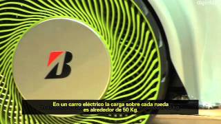 Bridgestone desarrolla un neumático sin aire [upl. by Otrevire]