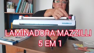 LAMINADORA MAZZILLI 5 EM 1  UM MÊS DE USO [upl. by Bekelja]