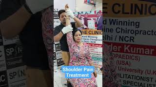 Shoulder Pain Treatment With Shock Wave Therapy shoulder [upl. by Tullusus411]