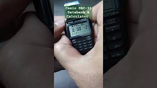 Casio DBC32 Databank  Calculator Wait for the review [upl. by Cory]