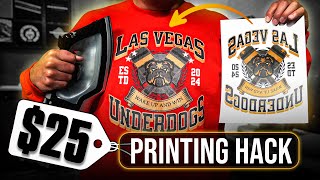 How To Print TShirts From Home With Less Than 25 Dollars [upl. by Kella]