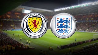 ESCOCIA VS INGLATERRA JORNADA 1 ELIMINATORIAS UEFA [upl. by Aramad727]