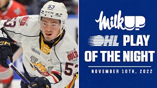 OHL Play of the Night Presented By MilkUP Jelsma Completes the Comeback [upl. by Zebulon]