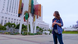 Massive Sculpture in Downtown Los Angeles  The Triforium [upl. by Nicks]