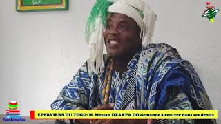 DZAKPA DO Messan réclame des primes pour avoir été lauteur du nom et du logo des Éperviers du Togo [upl. by Nahsor418]