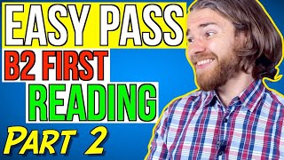 HOW TO PASS B2 FIRST READING FCE PART 2  B2 First FCE Reading Exam Part 2 [upl. by Port]