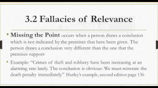 32 Fallacies Of Relevance Part 2 [upl. by Sowell]