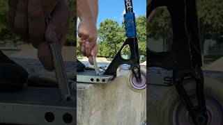 skatepark deck replacement scootering shopecx skatepark asmr [upl. by Aicire]