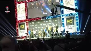 UFC 294 Ceremonial WeighIns  FULL TIME LAPSE  Anshul Jubli vs Mike Breedan [upl. by Lseil]