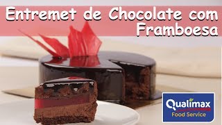 Entremet de Chocolate com Framboesa [upl. by Irroc]