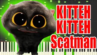 KITTEH KITTEH Scatman but its MIDI Auditory Illusion  Scatman Piano sound [upl. by Gan]