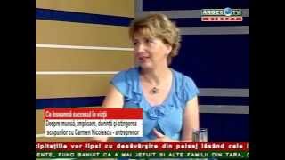 Carmen Nicolescu  ANTREPRENOR DESPRE SUCCES  ARGES TV 01 IUN 2015 part II [upl. by Neb]