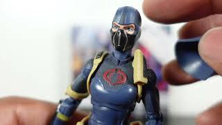 GI JOE CLASSIFIED NO 68  COBRA VALKYRIE TROOPERS REVIEW [upl. by Lehmann]