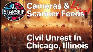 🔴LIVE MultiScreen Coverage of Civil Unrest in Chicago  LIVE Scanner Feeds  ChicagoPoliceScanner [upl. by Wahs]