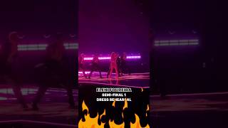 Eleni foureira Ελένη φουρέιρα Eurovision Semifinal 1 Opening Act fuego πρόβα ημιτελικόσ [upl. by Dal]